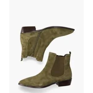 Di Lauro JY213-PR14 Groen Chelseaboots