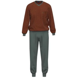 Ammann Heren pyjama: Bordeau ( AMM.506 )