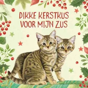 Kaart - Kerst - JBS - Dikke kerstkus voor mijn zus - KVF038