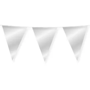 Vlaggenlijn - Zilver - Folie - 10m