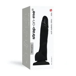 Strap-On-Me Soft Realistische Dildo Zwart