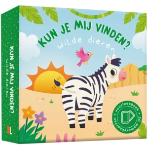 Boek + 20 memory kaarten - Kun je mij vinden? - Wilde dieren