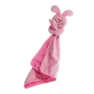 Knuffeldoekje konijn roze