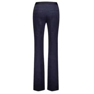 Gardeur Dames broek: Zaria, Blauw gespikkels ( Wollen look en feeling ) ( GAR.22 )
