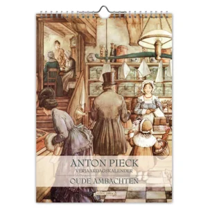 Verjaardagskalender - Anton Pieck - Oude ambachten - 18x25cm