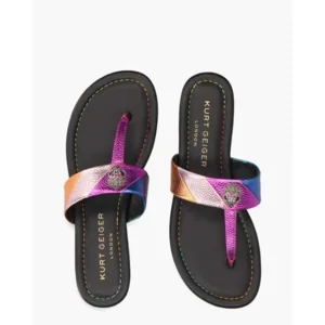 Kurt Geiger Kensington T-Bar Damesslippers