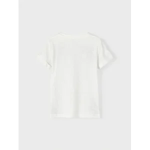 Name-it Meisjes Shortsleeve Tshirt Beld White Alyssum