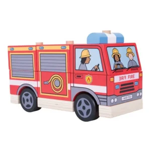 Stapelblokken - Brandweerauto