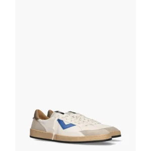 4b12 Play.New Off-White/Blauw Herensneakers