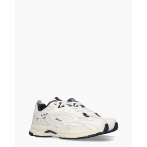 Mercer The Re-Run Wit/Donkerblauw Damessneakers