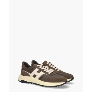 Hogan Hyperlight Allac Nuo Bruin/Witte Herensneakers
