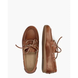 Posa Boat Loafer Cognac Dames Veterschoenen