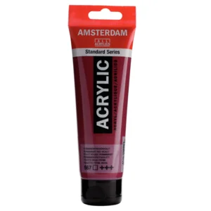 Acrylverf - 567 - Permanent rood violet - Amsterdam - 120ml