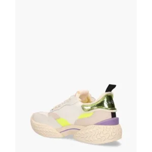 Ghoud Tyre Low Wit/Multicolor Damessneakers