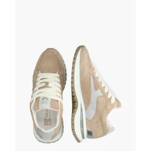 Via Vai Usher Riggs Beige/Zilver Damessneakers