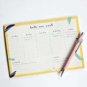 Weekplanner Hello New Week