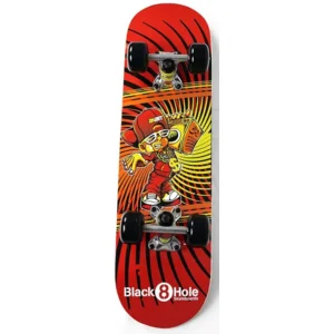 Black 8 hole Boombox skateboard jongens / meisjes rood