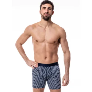 Loïc et Henry Modal Navy herenshort in blauw