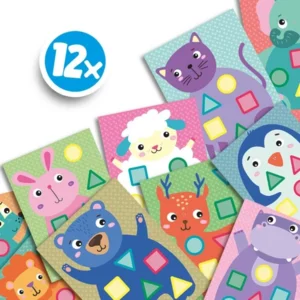 Knutselen - Mijn eerste sticker mozaïeken - 1-4jr.