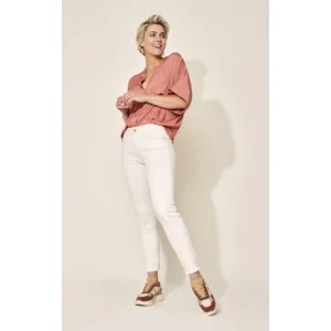 Para Mi Broek: Celine Lace, Color Denim, Off White, broderie ( PARA.220 )
