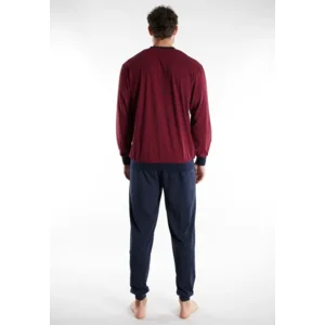 Gotzburg pyjama heren: Rood / blauw ( GOT.80 )