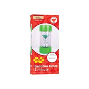 Timer - Zandloper - 1 Minuut - Groen - 16,5x7,2cm