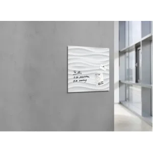 Sigel magnetisch glasbord white wave 48x48 cm