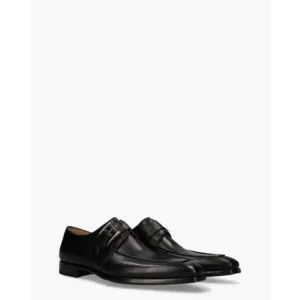 Magnanni 23773 Zwart Heren Gespschoenen