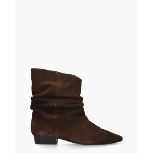 Gioia Luana-2 Donkerbruin Dames Enkelboots