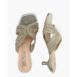 Ella Cruz Ziven Goud Damesslippers