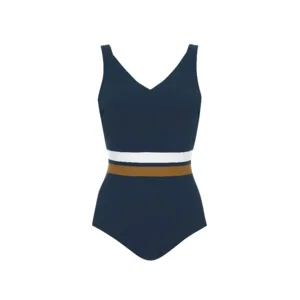 Sunflair badpak: Blauw, V hals ( SUNF.211 )