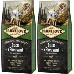 Carnilove adult duck / pheasant dubbelpak 2x12 kg