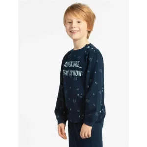 Eskimo Pyjama's jongens: Time is now katoenen pyjama (2j tot 8j) (ESK.1415)