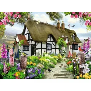 Puzzel - Idyllische cottage - 500st.