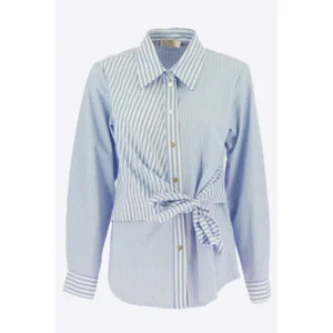 Signe Nature Bloes: Gestreept, blauw / wit ( Signe.1360 )