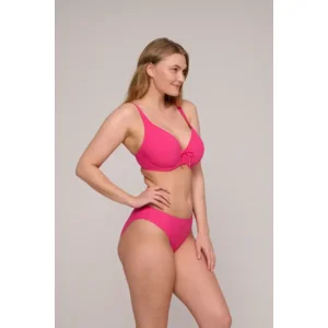 Prima Donna Swim Aswan licht voorgevormde plunge bikini in roze
