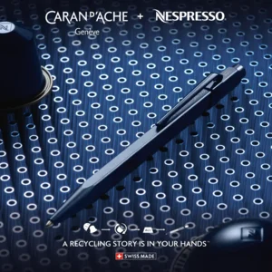 Caran d'ache 849 Nespresso edition 6  balpen midnight blue