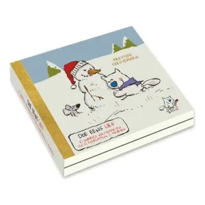 Kaarten - Kerst - Doe eens lief - Sneeuwpop & slee - 10st.