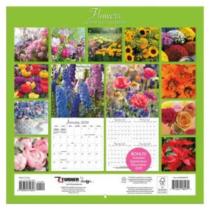 Kalender - 2026 - Bloemen - 30x30cm