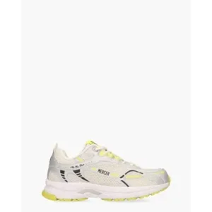 Mercer Amsterdam The Re-Run Neon Zilver/Geel Damessneakers
