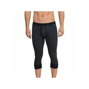 Schiesser long johns 3/4 donkerblauw 154799 met voorsluiting