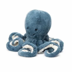 Knuffel Octopus 23cm Odell Octopus Small - Blauw