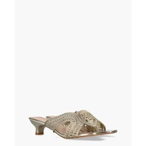 Ella Cruz Ziven Goud Damesslippers