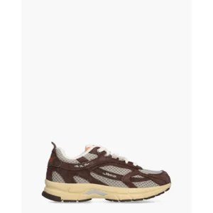 Mercer Amsterdam The Run-Re Americana Donkerbruin/Grijs Damessneakers