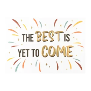 Kaart - Daisy - The best is yet to come - DSY017