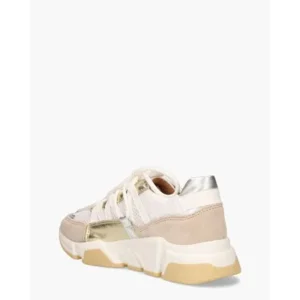 Dwrs Los Angeles Wit/Goud Damessneakers