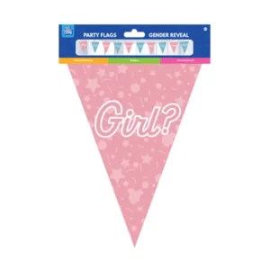 Vlaggenlijn - Boy? Girl? - Gender reveal - 10m