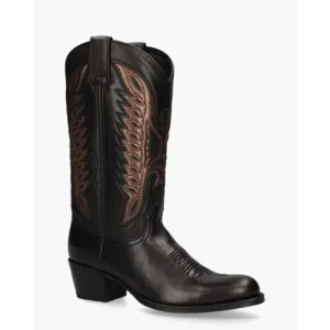 Sendra 8850 Zwart/Brons Damesboots