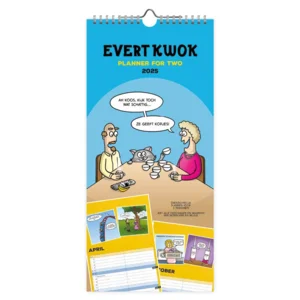 Kalender - 2025 - Evert Kwok - Life planner for 2 - 21x45cm