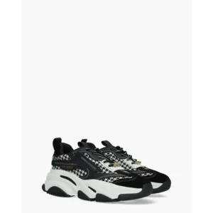 Steve Madden Possession-E Zwart/Wit Damessneakers